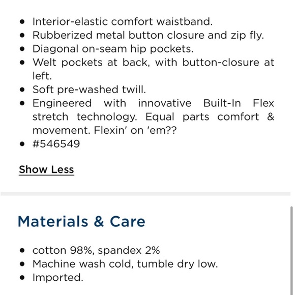 NWT 7 inch Khaki Chino Shorts, Size 31 - Picture 4 of 6